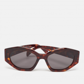Pre Owned Celine Tortoise Brown CL40238U Triomphe Cat Eye Sunglasses