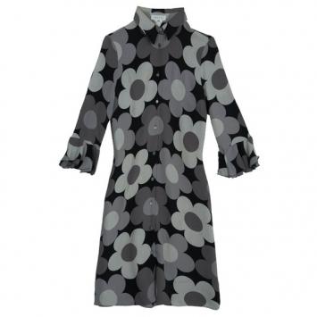 Pre Owned Celine Floral Shirt Dress L