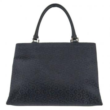 Pre Owned Celine Black Macadam Canvas Shopper Tote