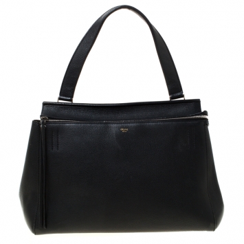 مملوكة مسبقًا Celine Black Leather Medium Edge Bag