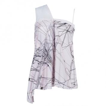 Pre Owned Chalayan Kick Pleat Top S