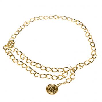 Pre Owned Chanel Gold Tone Belt