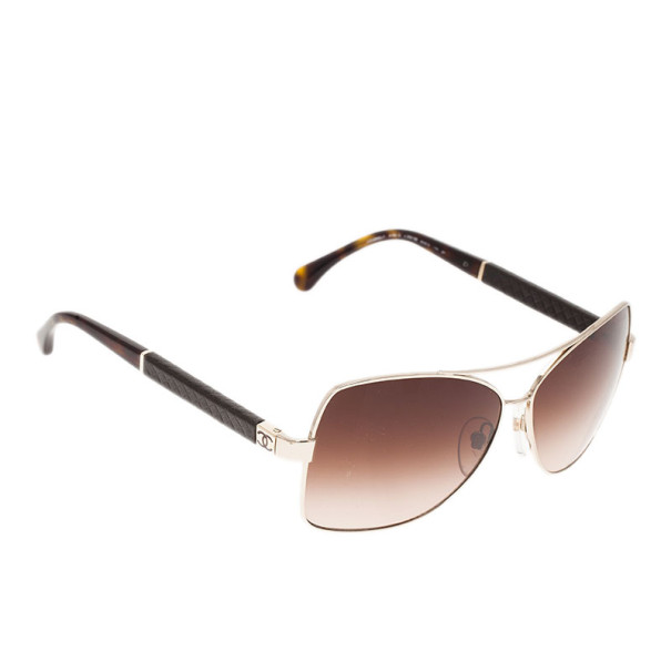 Chanel Brown 4196 Rectangle Sunglasses