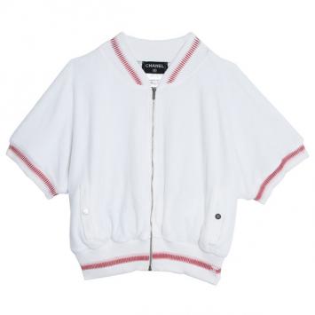 Pre Owned Chanel Short Sleeve Jacket M