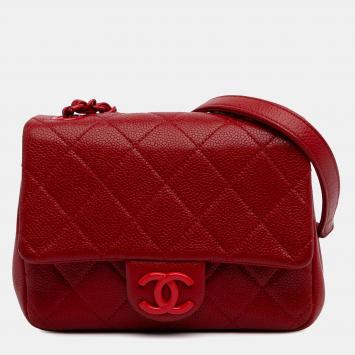 Chanel Incognito Flap Mini Square Caviar Shoulder Bag