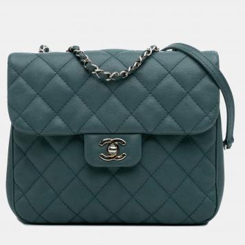 Chanel Urban Companion Flap Medium Quilted Caviar Shoulder Bag