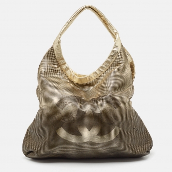 Pre Owned Chanel Metallic Ombre Leather Hollywood CC Hobo