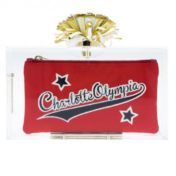 Pre Owned Charlotte Olympia Cheer Pandora Box Clutch
