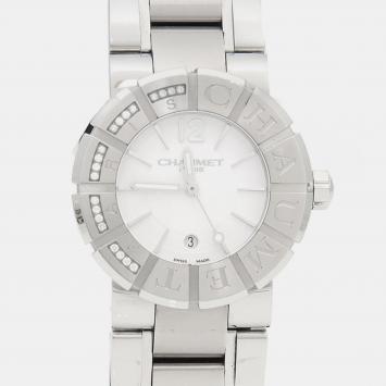 Pre Owned Chaumet Class One Quartz Stainless Steel Women's Wristwatch 33 mm