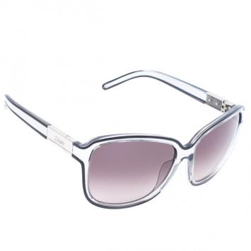 Pre Owned Chloe Silver Woman Sunglasses CE623S-065