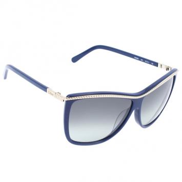 Pre Owned Chloe Blue Woman Sunglasses CE606S-424