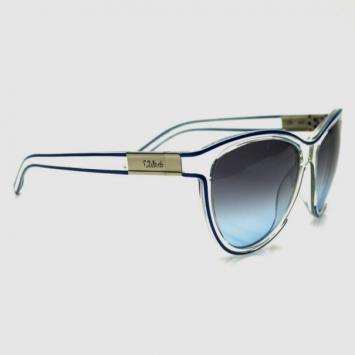 Pre Owned Chloé Transparent Blue CE622S Womens Sunglasses