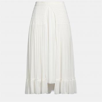 Pre Owned Chloe Silk Midi skirt 36