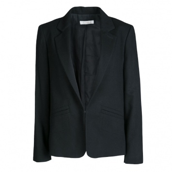 Pre Owned Chloe Black Wool Tailored Blazer S