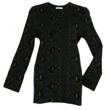 Pre Owned Chloe Snake Print Knit Sweater S