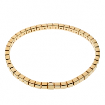 Pre Owned Chopard Ice Cube 18k Yellow Gold Bracelet 18cm