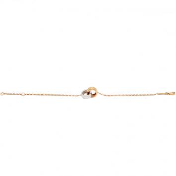 Pre Owned Chopard Chopardissimo 18K White & Rose Gold Bracelet