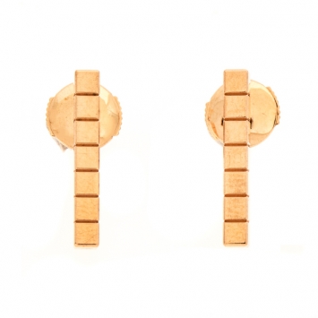 Pre Owned Chopard Ice Cube 18K Rose Gold Stud Earring