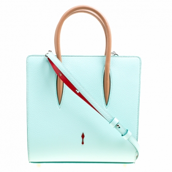 Pre Owned Christian Louboutin Multicolor Leather Small Paloma Top Handle Bag