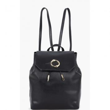 Pre Owned Class by Roberto Cavalli Black Leather Doris Backpack