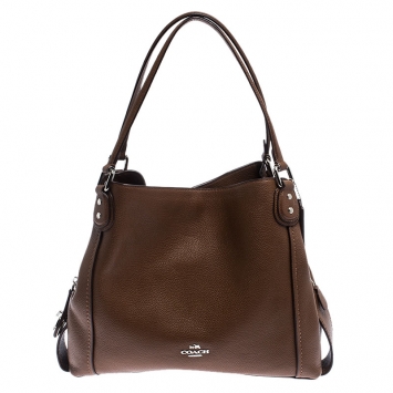 Pre Owned Coach Brown Leather Madison Phoebe Hobo
