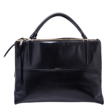 مملوكة مسبقًا Coach Black Leather Borough Tote