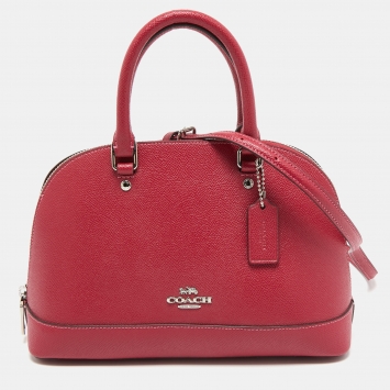 Coach Pink Leather Mini Sierra Satchel