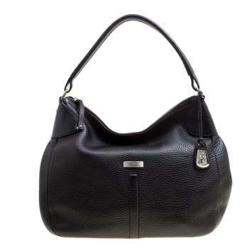 Pre Owned Cole Haan Black Leather Hobo