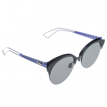 Pre Owned Dior Blue/Black G5V2K Diorama Club Sunglasses
