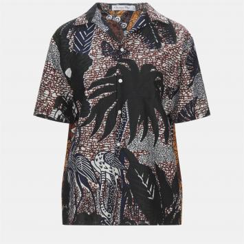 Pre Owned Dior Multicolor Printed Cotton Shirt L (FR 40)