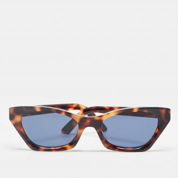 Pre Owned Dior Tortoise DiorMidnight B1L Cat Eye Sunglasses