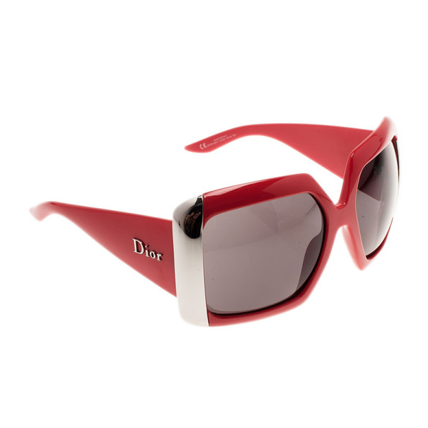 Dior Red Diorissima 1 Square Sunglasses