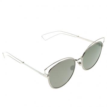 Pre Owned Dior Black Sideral 2 Cat Eye Sunglasses