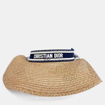 Pre Owned Christian Dior Dioliviera D-OCEAN Micah Sun Visor