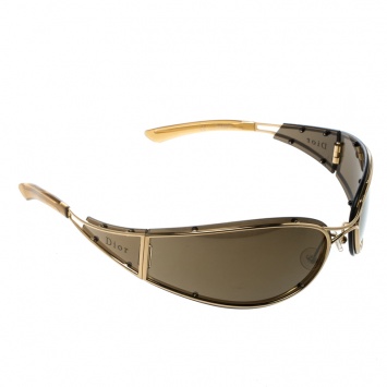 Pre Owned Dior Gold/Brown Trailer Park Sunglasses