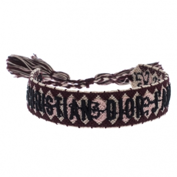 Pre Owned Dior J'Adior Multicolor Woven Adjustable Tassel Bracelet
