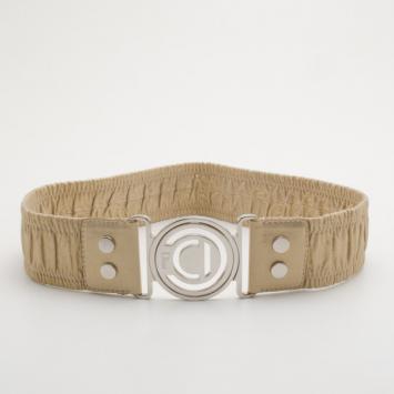 Pre Owned Christian Dior Dull Gold Belt Size S