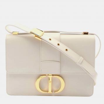 مملوكة مسبقًا Christian Dior 30 Montaigne White Box Calfskin Leather Shoulder Bag