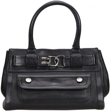 Pre Owned Dior Black Leather Everyday Bag
