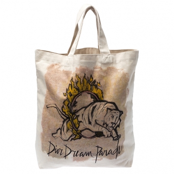 Pre Owned Dior Off White Printed Canvas Special Edition Dream Parade Tote
