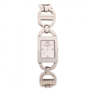Pre Owned Dior Silver Stainless Steel Malice D78-109 Women's Wristwatch 19 mm
