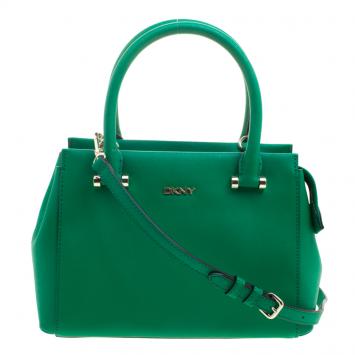 مملوكة مسبقًا DKNY Green Leather Crossbody Bag