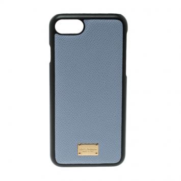 Pre Owned Dolce and Gabbana Dauphine Leather Iphone 7 Case