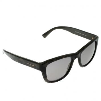 Pre Owned Dolce and Gabbana Black/Gold Mirrored DG4284 Wayfarer Sunglasses 