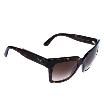 Pre Owned Dolce & Gabbana Brown Gradient/Havana DG4286 Sunglasses