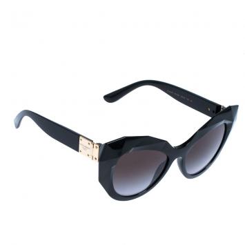 Pre Owned Dolce & Gabbana Grey Gradient/Black DG6122 Sunglasses