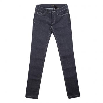 Pre Owned Dolce and Gabbana Indigo Dark Wash Denim Fitted Cute Jeans XS