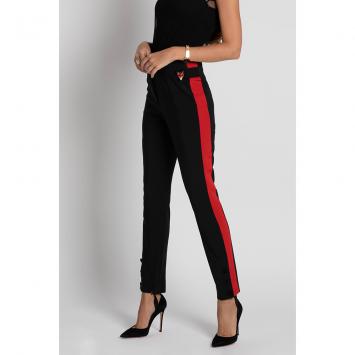 Pre Owned Dolce & Gabbana Black Stretch Cady Stirrup Pants S (38)