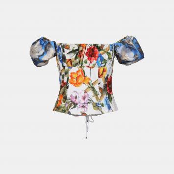 Pre Owned Dolce & Gabbana Cotton Top 36
