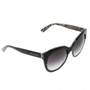Pre Owned Dolce and Gabbana Purple Grey Gradient DG4259 Cat Eye Sunglasses